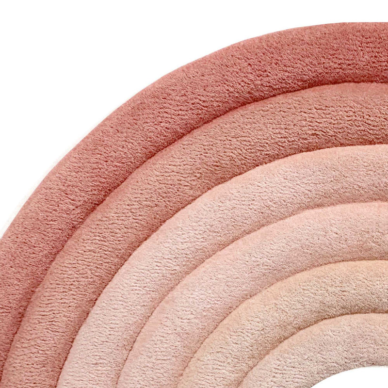 Maison Deux Rainbow Rug Rusty Pink