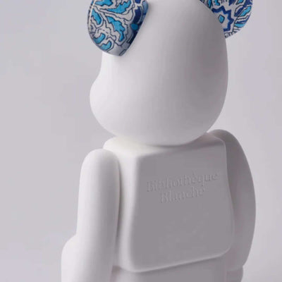 Medicom x Biblioteque Blanche Be@rbrick aroma ornament #0 Fabric, Liberty Fabrics, Abbey Road Blue