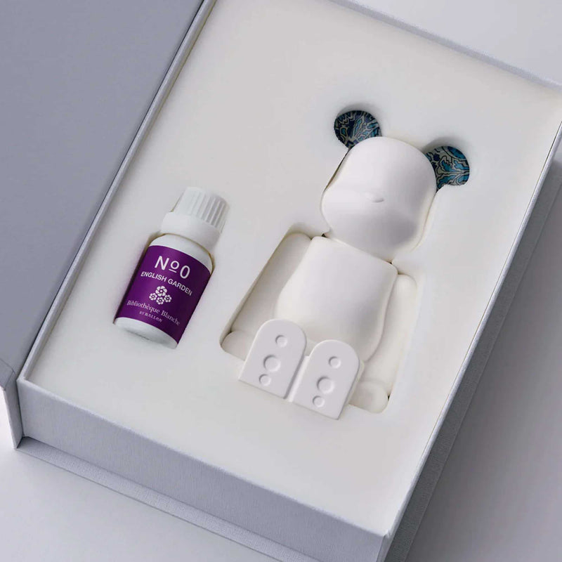 Medicom x Biblioteque Blanche Be@rbrick aroma ornament #0 Fabric, Liberty Fabrics, Abbey Road Blue