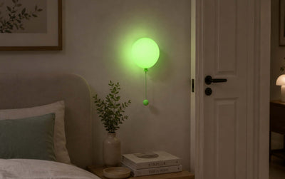 Gingko Mimo balloon rechargeable light, mint breeze