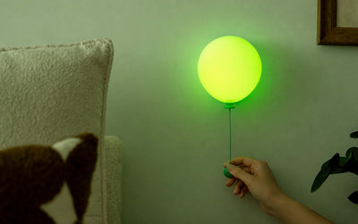 Gingko Mimo balloon rechargeable light, mint breeze