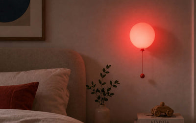 Gingko Mimo balloon rechargeable light, coarl bloom