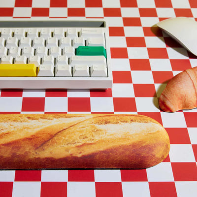 Baguette keyboard rest