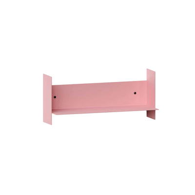 Tiptoe Pli steel wall shelf 45cm, powder pink