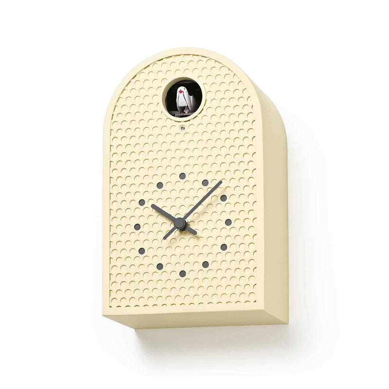 Lemnos COO Cuckoo wall clock, ivory