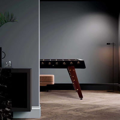 RS3 Wood Gold Football Table (W128xD151xH92cm)