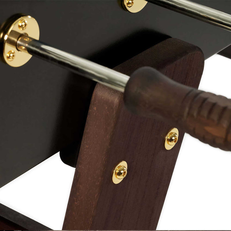 RS3 Wood Gold Football Table (W128xD151xH92cm)