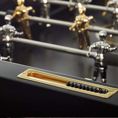 RS3 Wood Gold Football Table (W128xD151xH92cm)