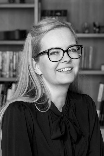 Design House Stockholm Knot cushion, klein blue