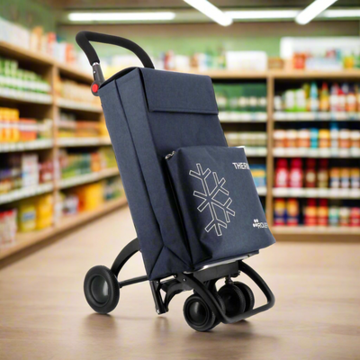 Rolser Sbelta Thermo Tweed 4x4 shopping cart, Marino