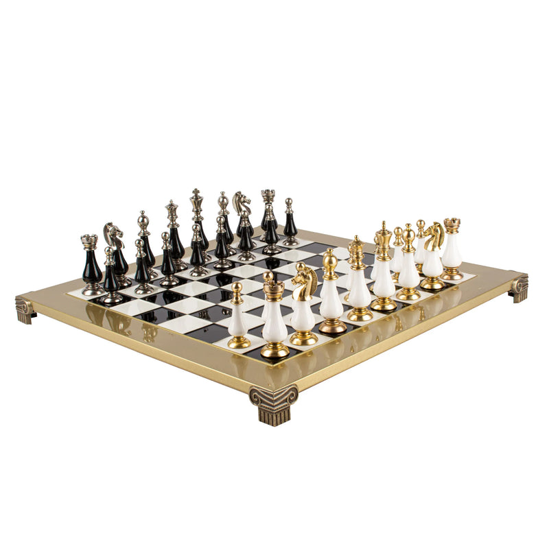 Manopoulos Cycladic art chess 44x44, premium gold