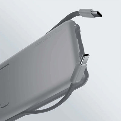 Thunder Pro 10000mAh power bank, black