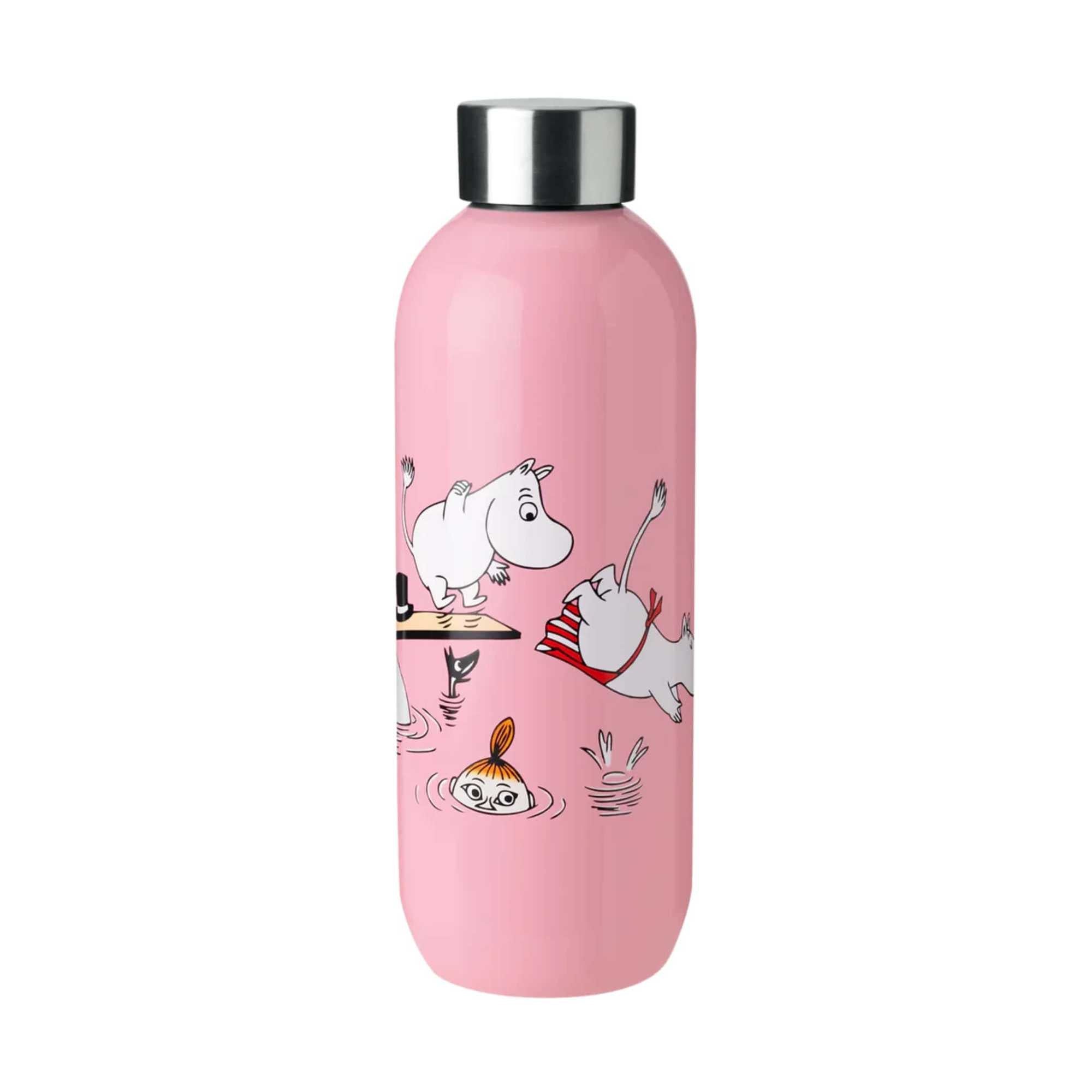 Stelton x Moomin Keep Cool Drink Bottle, Swim (750ml)