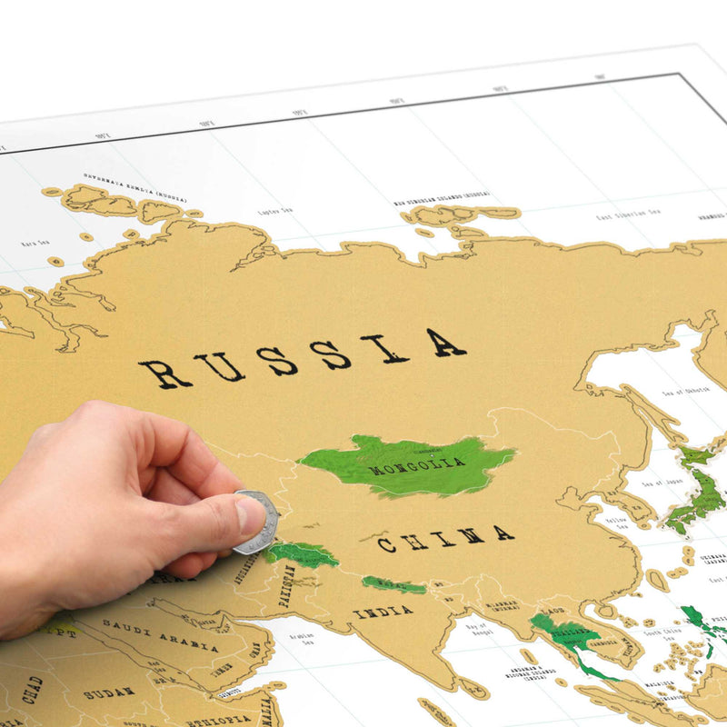 Suck Uk Scratch map 42x30