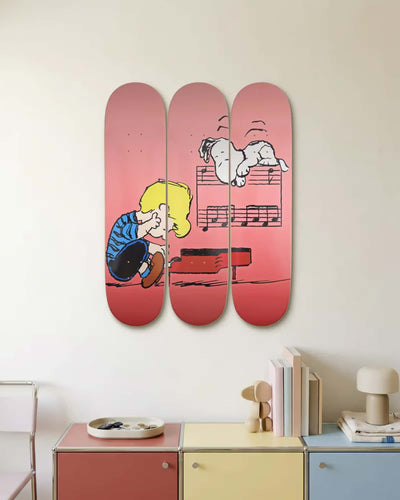 The Skateboard Peanuts Sweet Melody skateboard set of 3