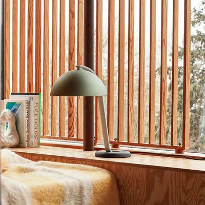Hay Cloche table lamp, mint green