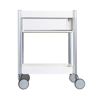 Studio Domo Ally Mid 1 Drawer Trolley, white