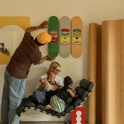 The Skateroom Colored Campbell's Soup Yellow Andy WARHOL skateboard