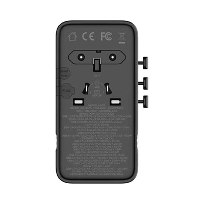 Momax 1-World²
205W 7-port dual ac travel adapter
