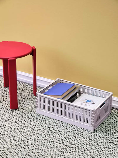 Hay Colour Crate Medium, warm grey