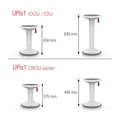 UPis1 100U ergo-stool, ice blue
