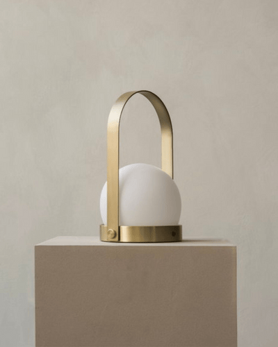 Audo Copenhagen Carrie rechargeable lamp, brass