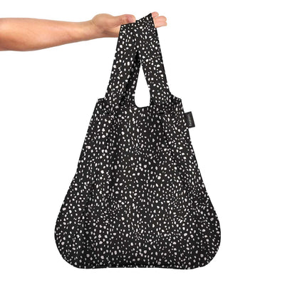 Notabag Original backpack tote, black sprinkle