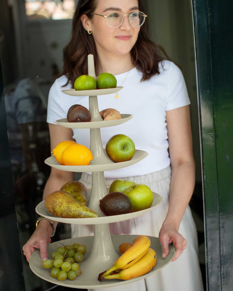 Koziol Babell serving dish 5-tier, sand