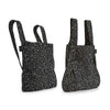 Notabag Recycled 2-Way Bag&Backpack, Black Sprinkle