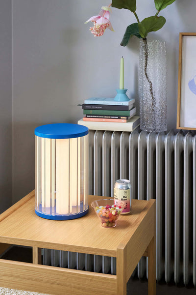 Hubsch Aru Table Lamp Blue