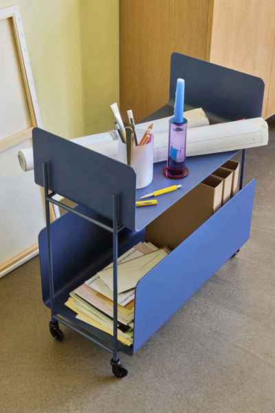 Hubsch Ays trolley, dark blue