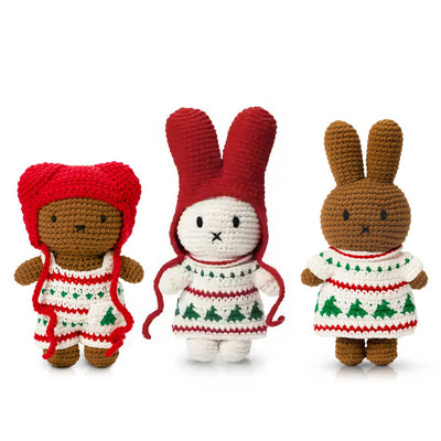 Just Dutch Boris crochet, Christmas Overall/Red Hat