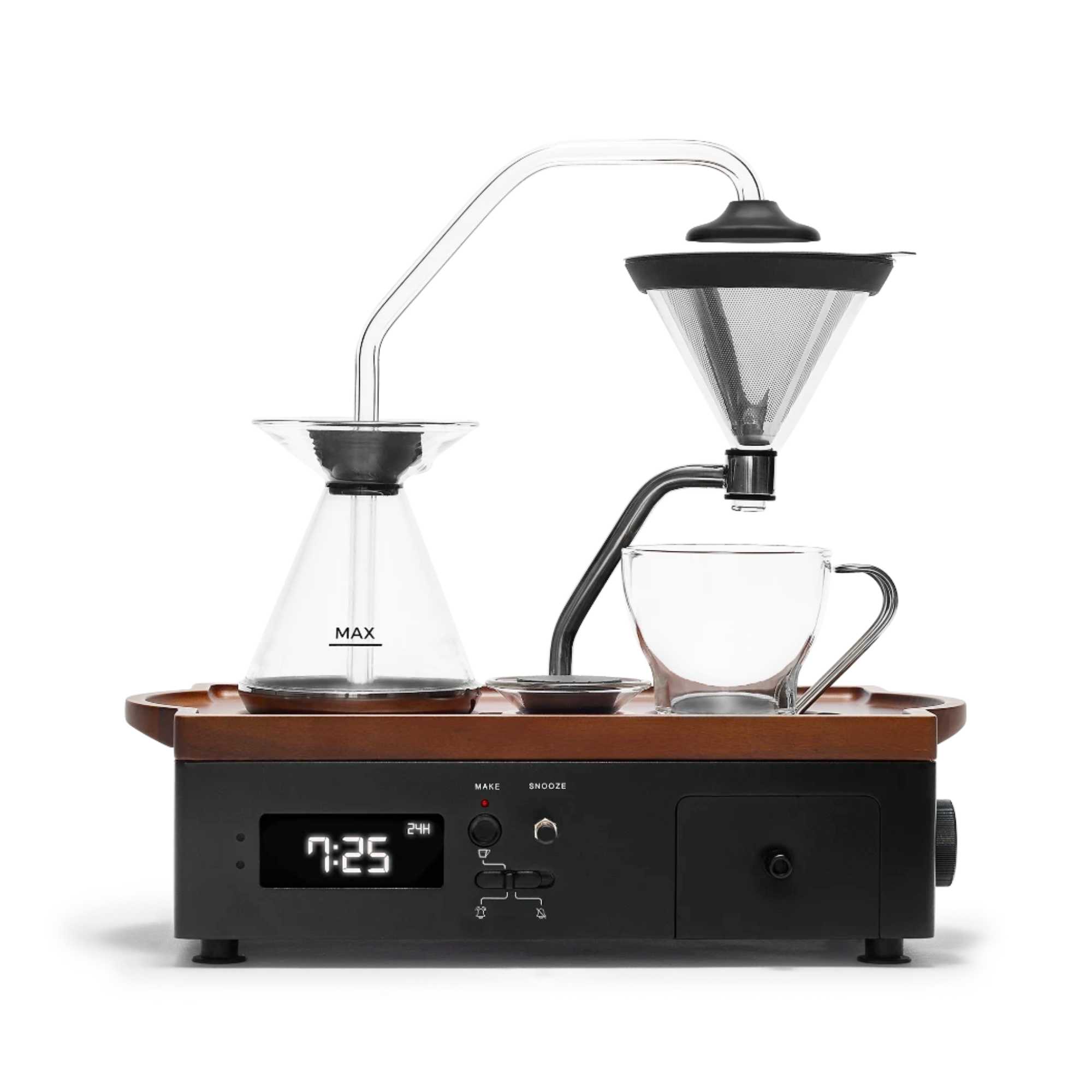 refurbished | Barisieur Coffee Brewing alarm clock, black