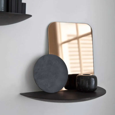 Audo Copenhagen Gridy Fungi shelf medium, black oak