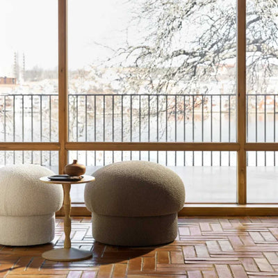 Design House Stockholm Uno Pouf, Brown
