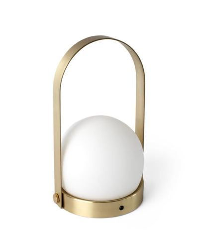 Audo Copenhagen Carrie rechargeable lamp, brass