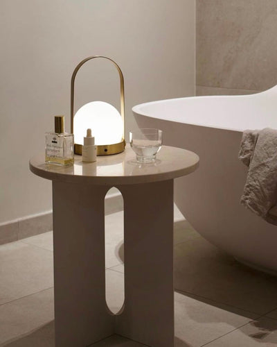 Audo Copenhagen Carrie rechargeable lamp, brass