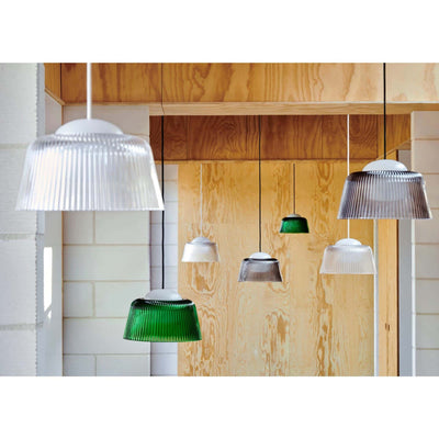 Hay Brim pendant, bottle green