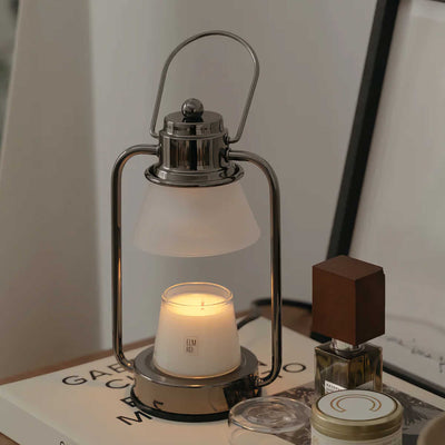 HOOOME Mini Retro candle warmer, black nickel