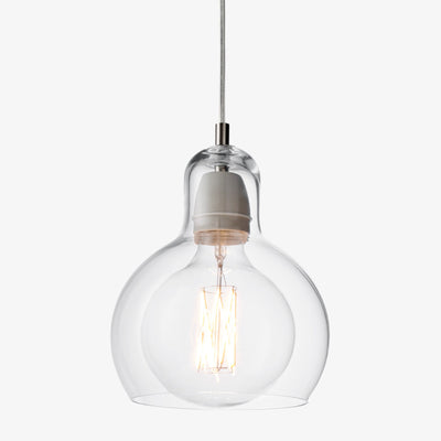 &Tradition Mega Bulb SR2 pendant lamp, clear/pvc cord