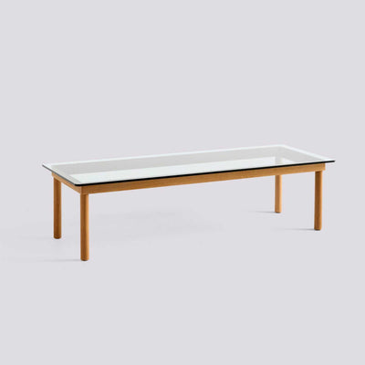 HAY Kofi coffee table with glass top (140x50cm)