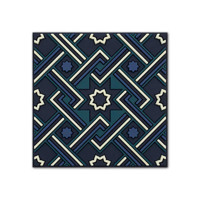 Images d'Orient silicone coaster, Metea Navy
