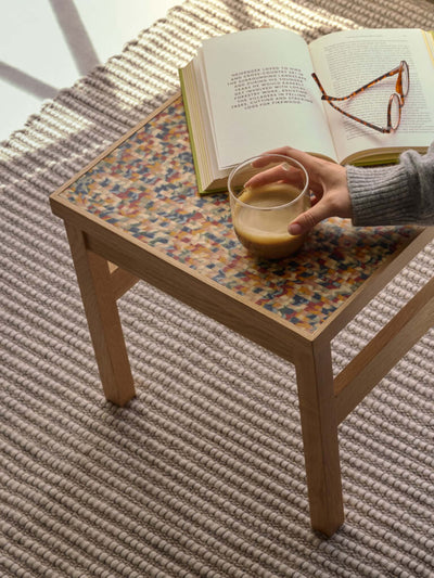 Hubsch Confetti Side Table Multicolour