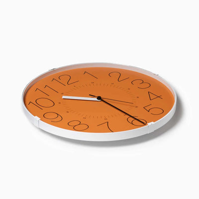 Lemnos CARA wall clock, orange