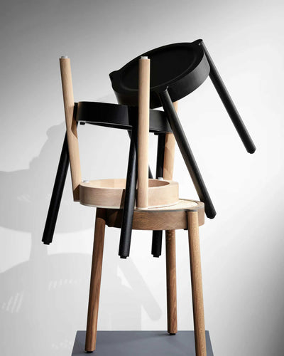 Northern Stacking Pal stool, Light Oak