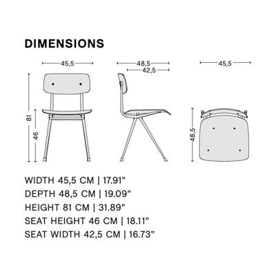 HAY Result chair, oak/beige