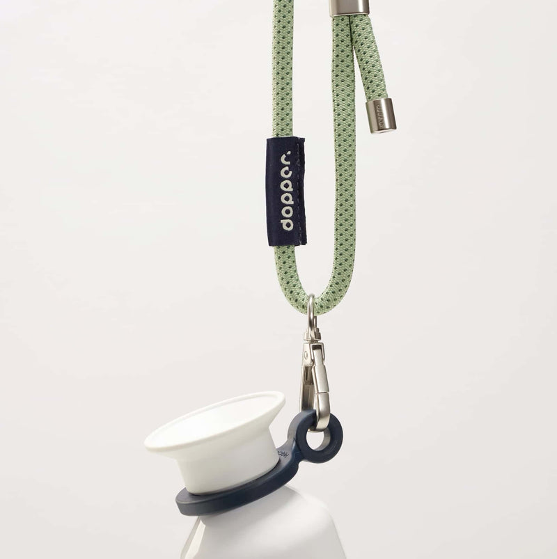 Dopper Cord for bottle, sage green