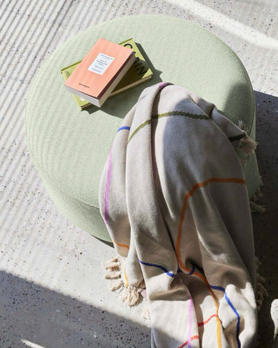 Hubsch Marshmellow Pouffe Large, Light Green