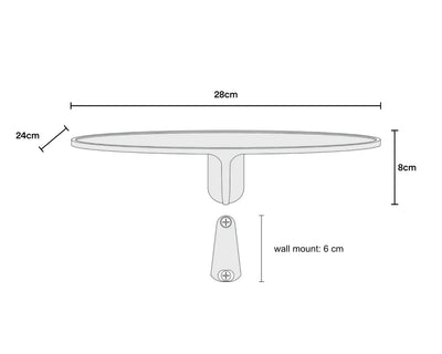 String Museum NM&.045 console shelf, White