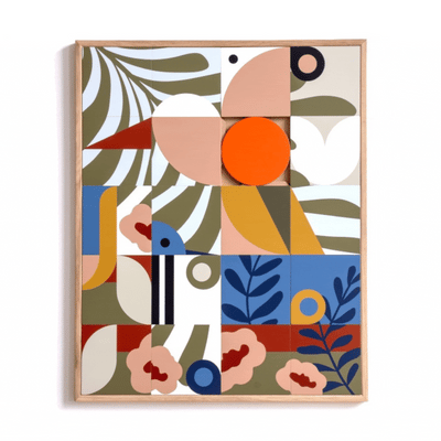 Taquin Blouma puzzle wall art 63x78